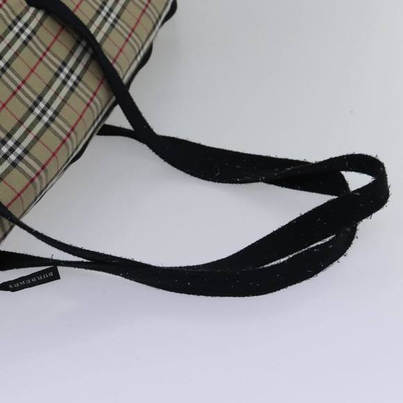 BURBERRY Nova Check Pet Case Canvas Beige Auth 88722 - Picture 8 of 16